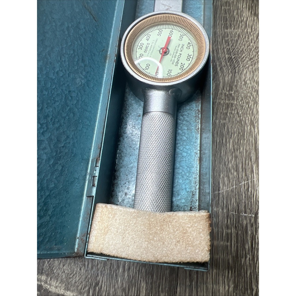 Torque Controls TCI D2600 Dial Torque Wrench 3/4" Drive 0-600 Ft/lbs USA Made - Picture 6 of 9